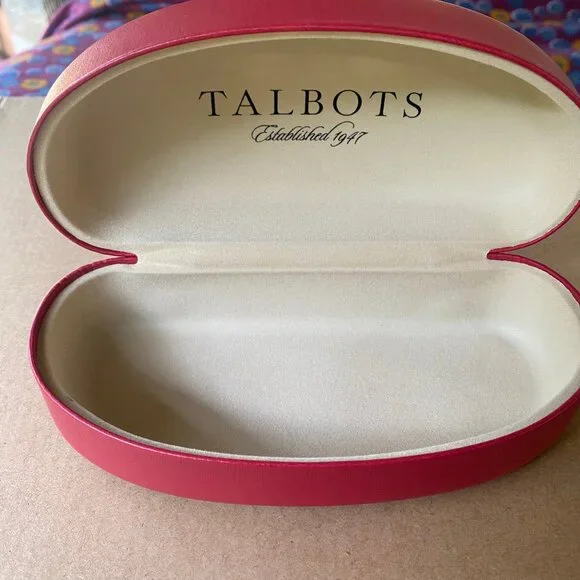 Talbots Red Sunglasses Case - Picture 3 of 7